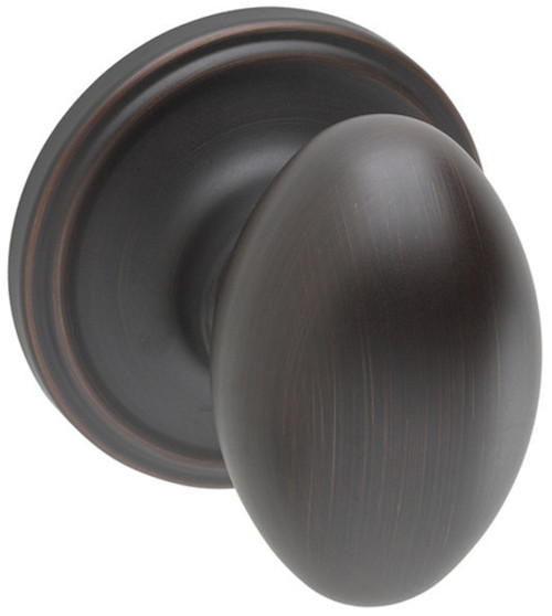 Dummy Door Knob Set - Egg Style - Tuscan Bronze - E Series - EK2090
