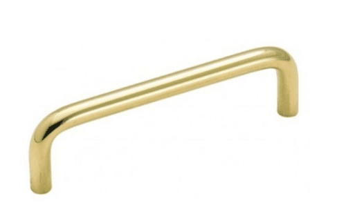 3-3/4" Brass Plated Steel Wire handle - 75205BP