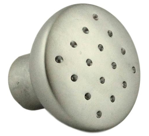 Matte Chrome Knob with Dot Design 1-1/16" (27mm) Diameter CHM-P2621MC27