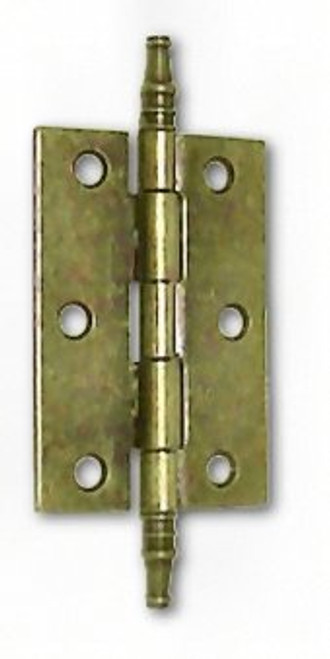 Butt Hinge Minaret Tip Tight Pin Antique Brass 2-1/2" L-H05254-AB-A