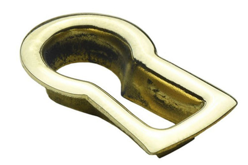 Cabinet Keyhole Insert - Solid Brass K12-B3568SB