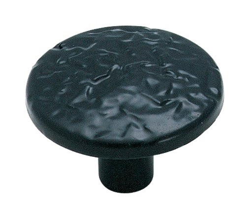 1-1/4"  Hammered Black Knob AM-BP3403-CB