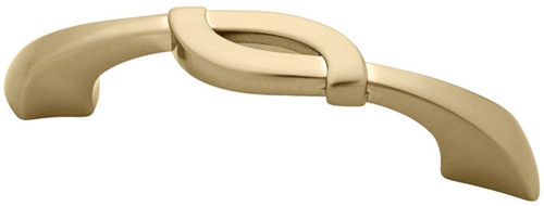 3" or 3-3/4" Dual Mount North Hampton Unity Pull Soft Brass