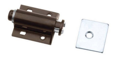 Brown Magnetic Single Touch Latch (2 Pack) C07771L-BR-U