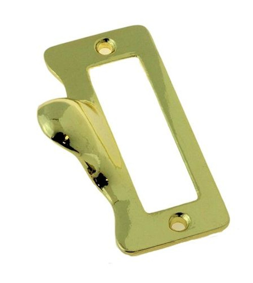 File Label Holder w/ Finger handle - Polished Brass - 2 1/4" x 1 3/8"