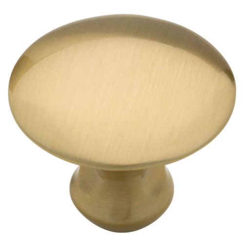 Sweepy Knob - Satin Brass - 1 5/16"