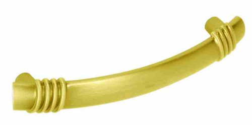 Knuckle handle in Polished Brass 96mm c-c L-P84300-PB-C