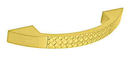 Basket Weave handle Polished Brass  96mm L-PN0417-PB-C