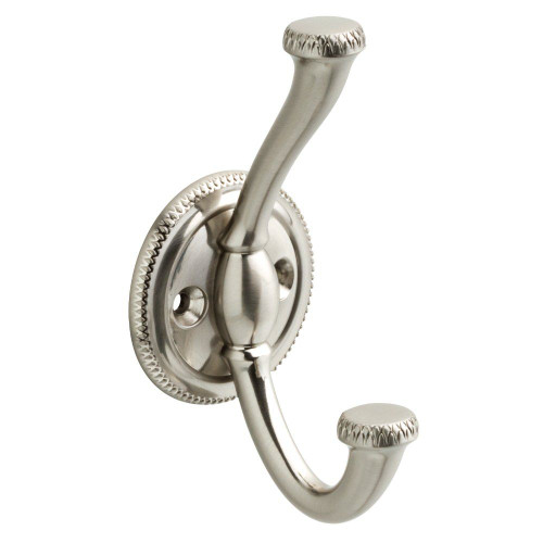 Satin Nickel Nolan Hook - 4 1/4"