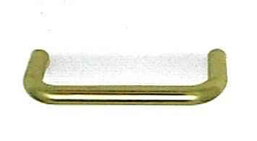 Wire handle - Brushed Brass Finish - 3 1/2"