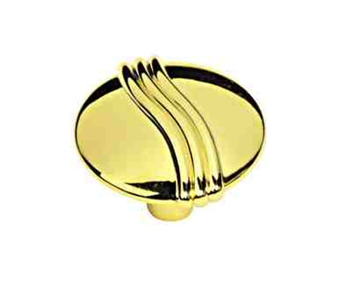 Knuckle Knob in Polished Brass 1-1/4" L-P84302-PB-C