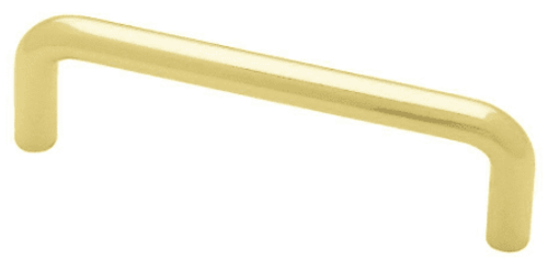 3-1/2" Polished Brass Steel Wire handle - 75204BP