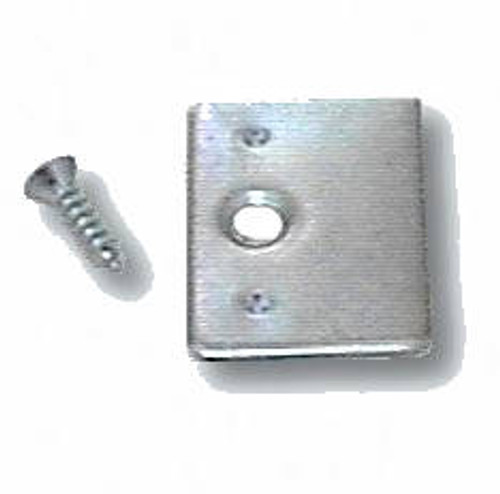 Steel Strike Plate & Screw for Magnetic Catches - 1 3/16"