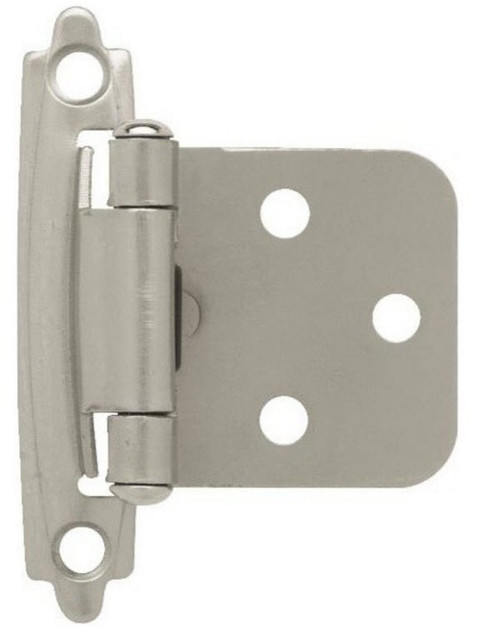 激安通販の Pair (085 Closing Self Hinge Nickel Satin Overlay Variable その他