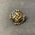 (Five Pack) 1-1/2 inch Weave Pattern Knob Antique Brass