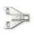 (Five Pack) Face Frame Mounting Plate 3mm (1/2 inch Overlay) For Easy Clip Hinges