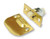 Single Roller Catch 7/8" x 2-1/4" Solid Brass AM-3600