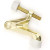 Heavy Duty Hinge Pin Door Stop - Brass Plated AM-V-3887-4-01