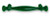 3" C.C. handle Heavy Metal Painted Hunter Green AM-BP854-HG