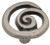 Rustic Pewter Swirl Knob 35mm