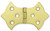 Butterfly Hinge 3 1/8" Bright Brass Trunk Hinge L-H00906-BP-A