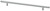 Polished Chrome Bar handle - 8 13/16" - P01015-PC-C