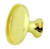 Knob Base for Glass Cabochon - 29.75mm Inside Polished Brass Finish