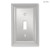Single Switch Architectural Polished Chrome Wall Plate L-126301