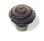 Betsy Fields Glass Knob - Smoke Swirl 1-3/8" CB-PBF450Y-TAU-C