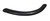 Flat Black Bow handle - 96mm P0256B-FB-A