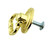 Classic Style Small Ring handle in polished Brass 1" Dia. P8063-25BP