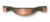 Arched handle Satin Bronzed Copper Francesca 96Mm L-P49696-SBC-C