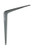 12" X 14" Utility Shelf Bracket - Gray L-BN0006G-GR-A