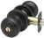 Keyed Entry Knob Set - Colonial Style - Tuscan Bronze - E Series - CK2040