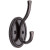 Roped Edge Design Coat and Hat Hook - Venetian Bronze - 125563