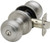 Keyed Entry Knob Set - Colonial Style - Satin Stainless - E Series - CK2040