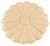 Birch Daisy Flower Medallion - Wood Applique 2-3/16" G10-3002B