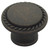 Rope Edge Knob 30mm  Oil Rubbed Bronze L-PN0293-OB-C