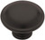 Flat Black Sophia Cabinet Knob - 1 1/4"