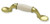 Classic Bright Brass handle w/ Whitewashed Wood Center P50010C-PB2-C