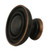 Classic Venetian Bronze Raised Center 2 Ring 1-1/4" Knob  DL-P2694VB