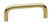Solid Polished Brass Wire handle - 96mm (3 3/4")