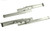 Side Mount Drawer Slide - 20" - Zinc Plated - Full Extension  with Bracket 150 lb L-D76020-ZP-A