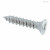 6 X 5/8" Flat Head Screw - Phillips - Uni-Chrome - 25 Pcs (C1060-658NP)