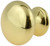 1-1/4" Polished Brass Knob - PN0834-PL-MC