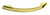 Ribbed Bow handle 128mm c-c Brass Plated  L-P0284A-PB-C