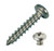 #10 X 1" Pan Head Phillips Zinc Plated - Bag of 25 Screws