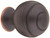 Amerock Swirl'z Knob - Oil Rubbed Bronze - 1 1/8"