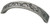 Modern Southwestern Curved handle - Antique Silver 96mm L-P06471-ASL-C