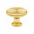 Solid Brass Knob - Spiral Design - Allison